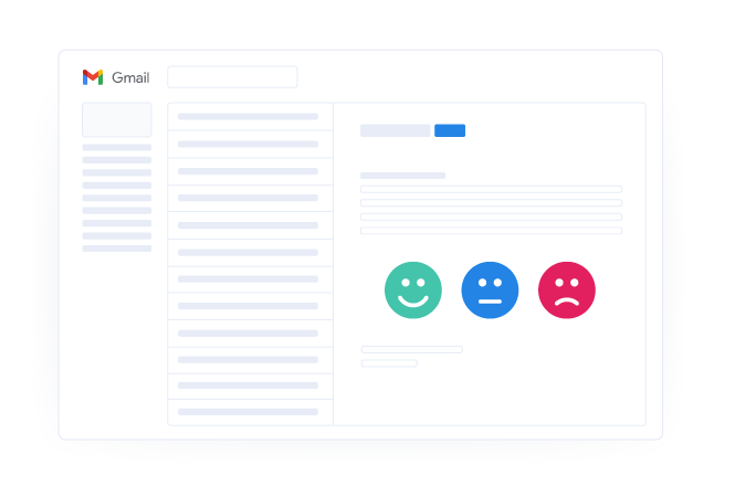Collect feedback with a single click from an email