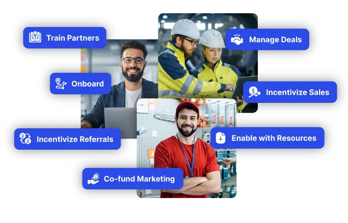 Streamline Partner Experience: Training, Deals, Incentives, Sales, Resources, Referrals, Marketing